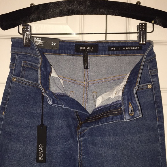 Buffalo David Bitton Ivy Hi Rise Skinny Ladies Blue Jeans Size 27 - Picture 9 of 12